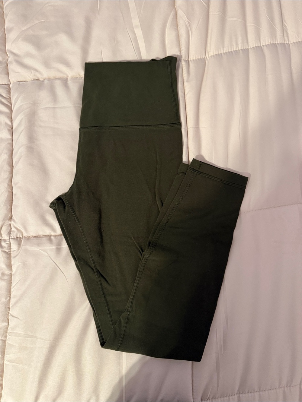 lululemon athletica Olive Green High-Waist Leggings